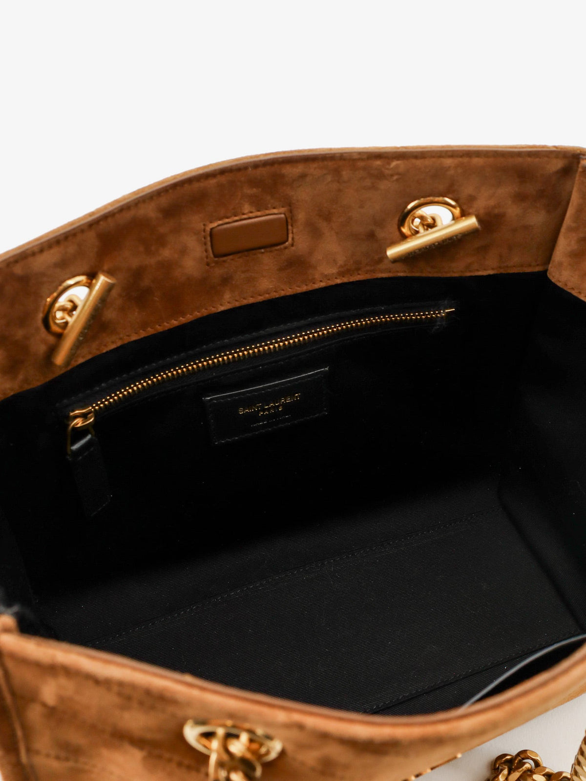 Saint Laurent Women Niki Suede Shopping Bag