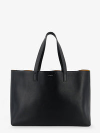 SAINT LAURENT Saint Laurent Men Leather Shopping Bag With Front Logo