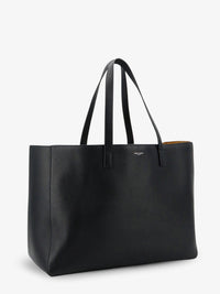 SAINT LAURENT Saint Laurent Men Leather Shopping Bag With Front Logo