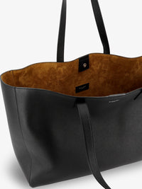 SAINT LAURENT Saint Laurent Men Leather Shopping Bag With Front Logo
