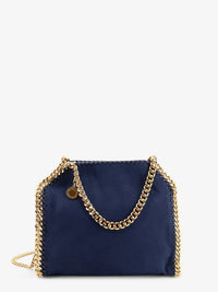 Stella Mccartney Women Falabella Mini Velvet Crossbody Bag