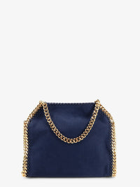 Stella Mccartney Women Falabella Mini Velvet Crossbody Bag