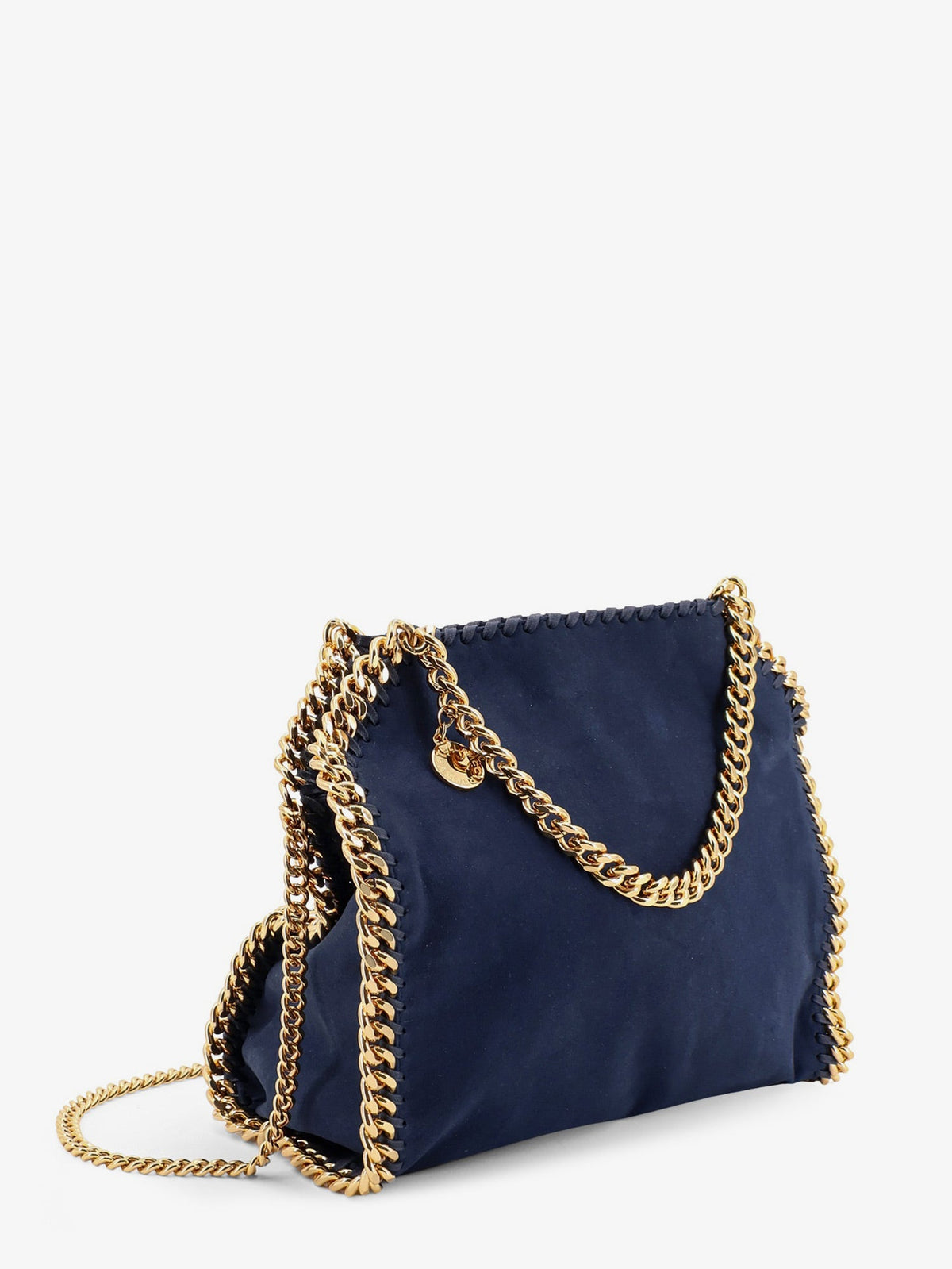 Stella Mccartney Women Falabella Mini Velvet Crossbody Bag