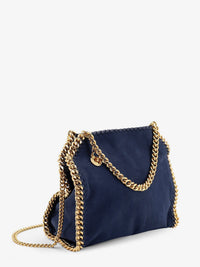 Stella Mccartney Women Falabella Mini Velvet Crossbody Bag