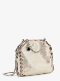 Stella Mccartney Women Falabella Tiny Shiny Shaggy Deer Crossbody Bag