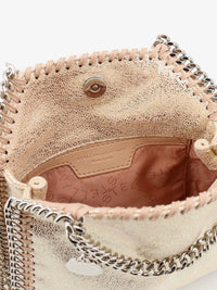 Stella Mccartney Women Falabella Tiny Shiny Shaggy Deer Crossbody Bag