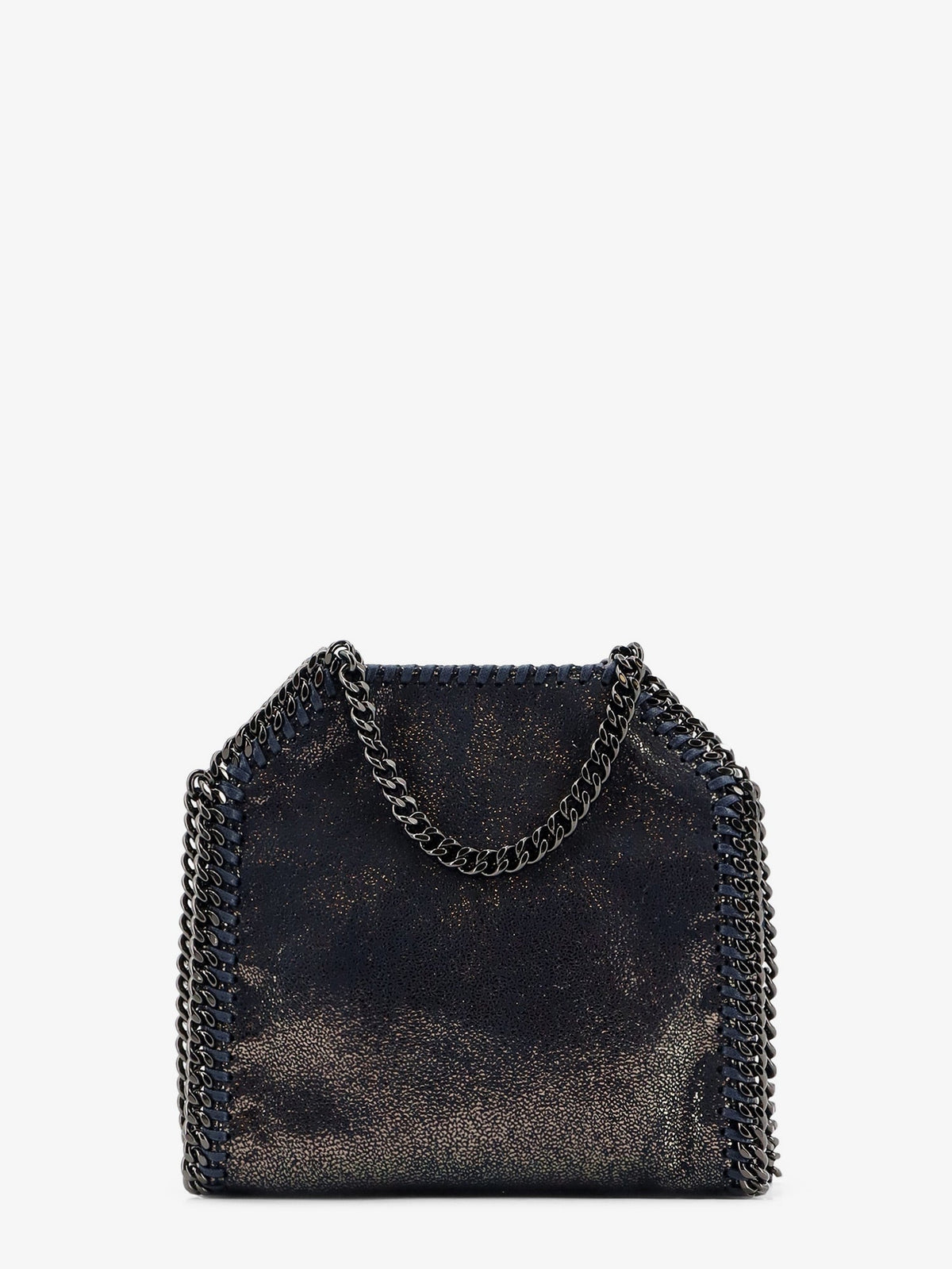 Stella Mccartney Women Falabella Tiny Shiny Shaggy Deer Crossbody Bag