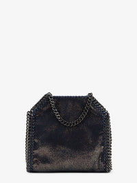 Stella Mccartney Women Falabella Tiny Shiny Shaggy Deer Crossbody Bag