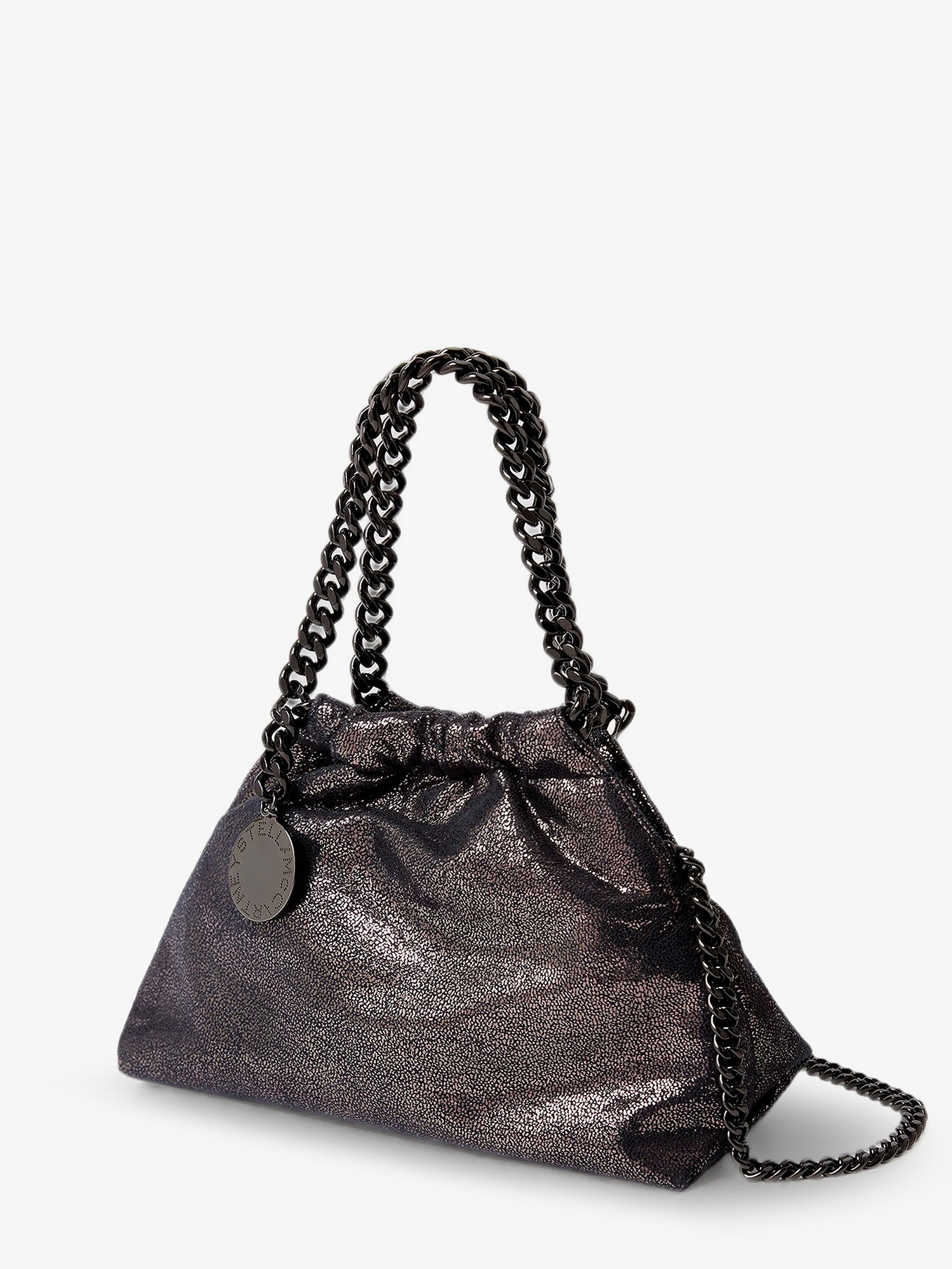 STELLA MCCARTNEY Stella Mccartney Women Falabella Eco Shiny Dotted Chamois Fabric Shoulder Bag