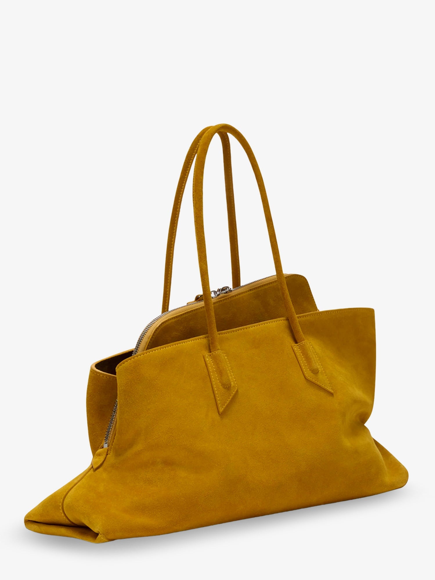 THE ATTICO The Attico Women La Passeggiata Suede Shoulder Bag