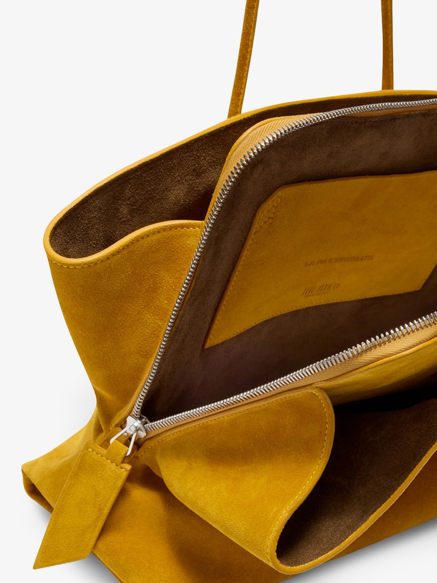 THE ATTICO The Attico Women La Passeggiata Suede Shoulder Bag