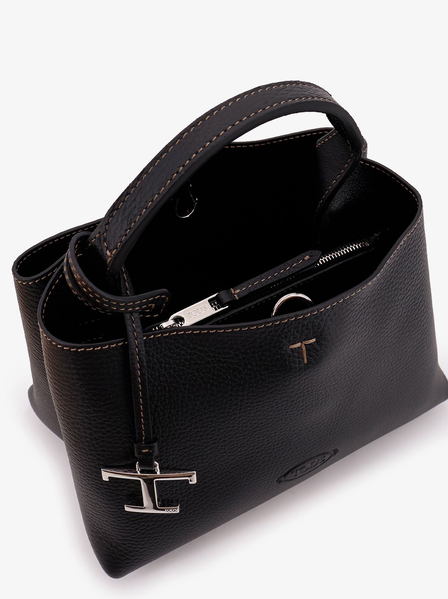 TOD'S Tod's Women Micro Leather Crossbody Bag With Iconic Stitching On The Front