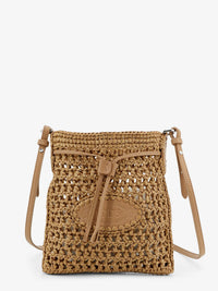 Tod's Women Raffia Bucket Bag With Crochet Motif