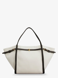 TOD'S Tod's Women Tim Canvas And Leather Medium Shopping Bag