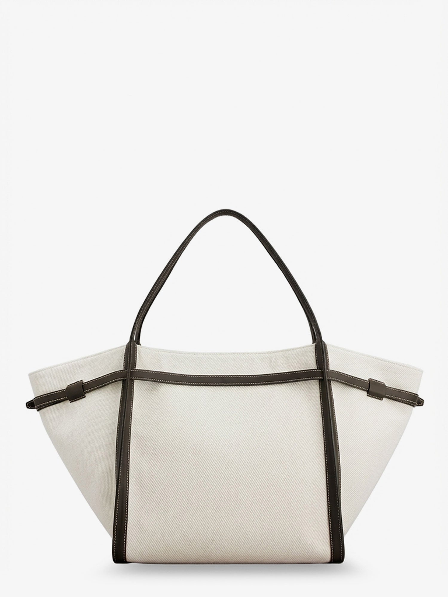 TOD'S Tod's Women Tim Canvas And Leather Medium Shopping Bag