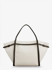 TOD'S Tod's Women Tim Canvas And Leather Medium Shopping Bag