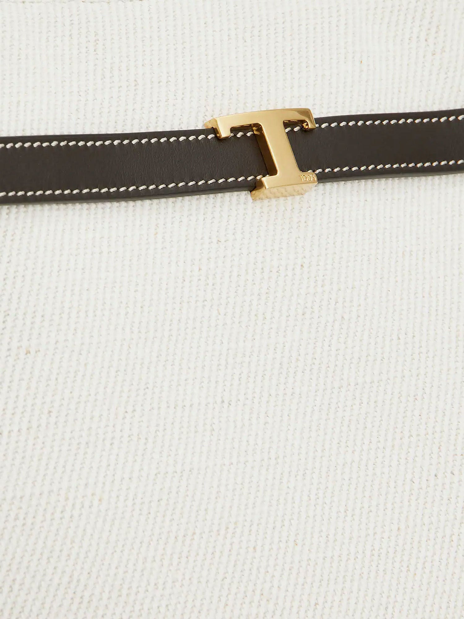 TOD'S Tod's Women Tim Canvas And Leather Medium Shopping Bag
