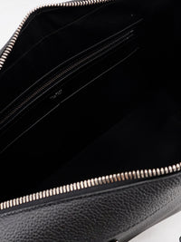 TOM FORD Tom Ford Men Leather Work Bag With Front Lettering Logo