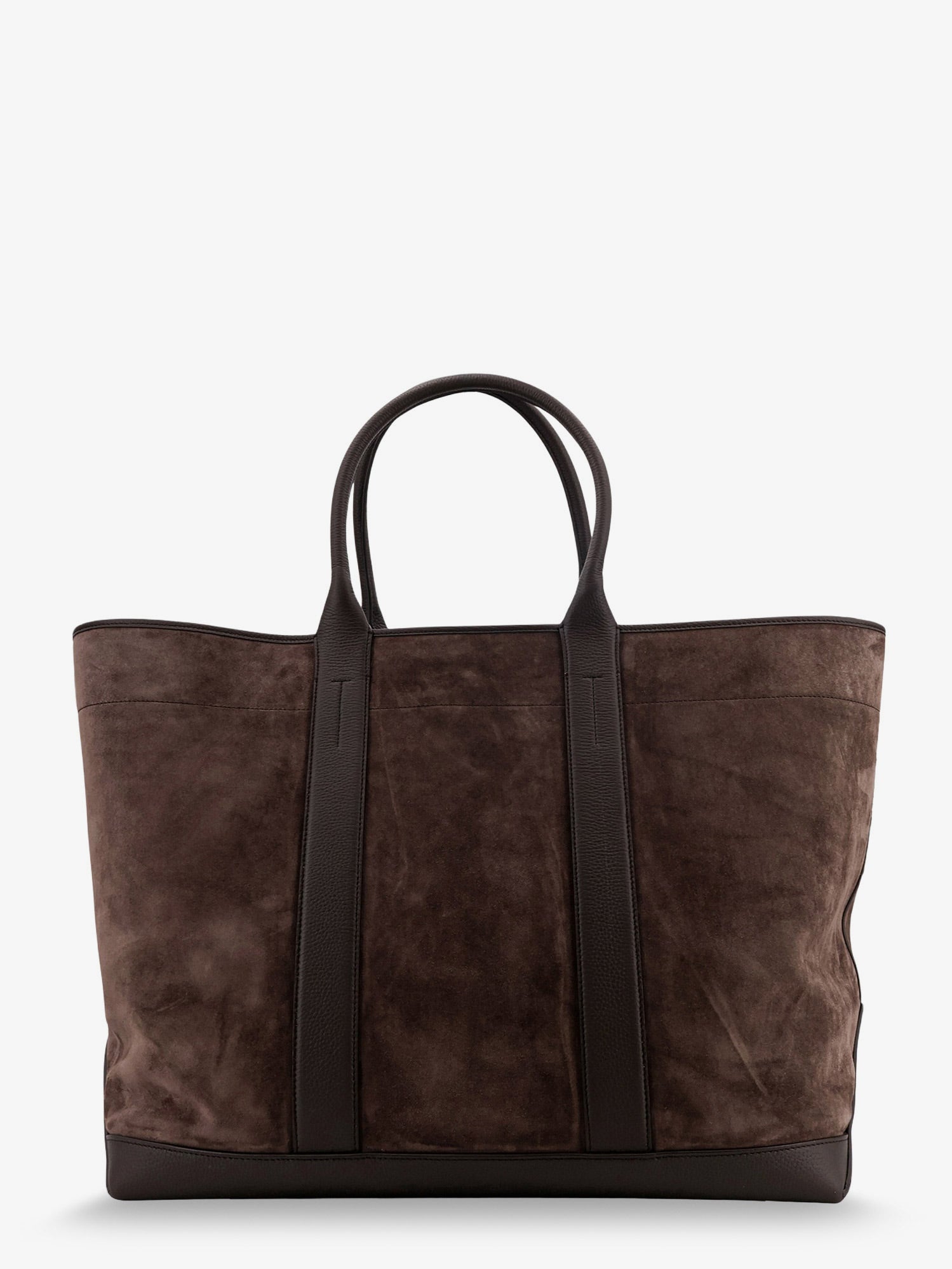 TOM FORD Tom Ford Men Suede Shopping Bag With Logo Engraved On The Bottom