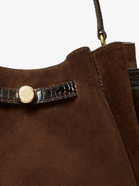 TORY BURCH Tory Burch Women Romy Suede Bucket Bag