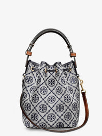 TORY BURCH Tory Burch Women T Monogram Cotton-Blend Bucket Bag