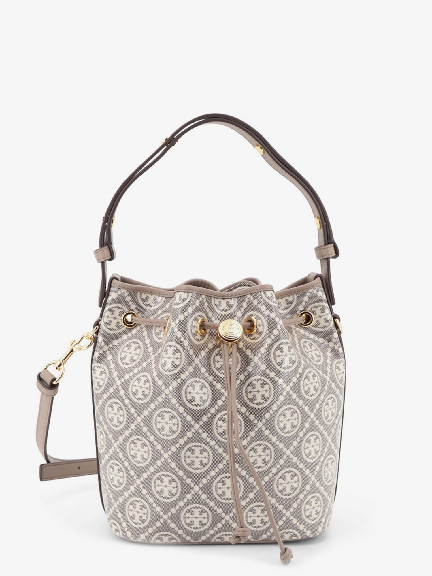 TORY BURCH Tory Burch Women T Monogram Coated Canvas Bucket Bag
