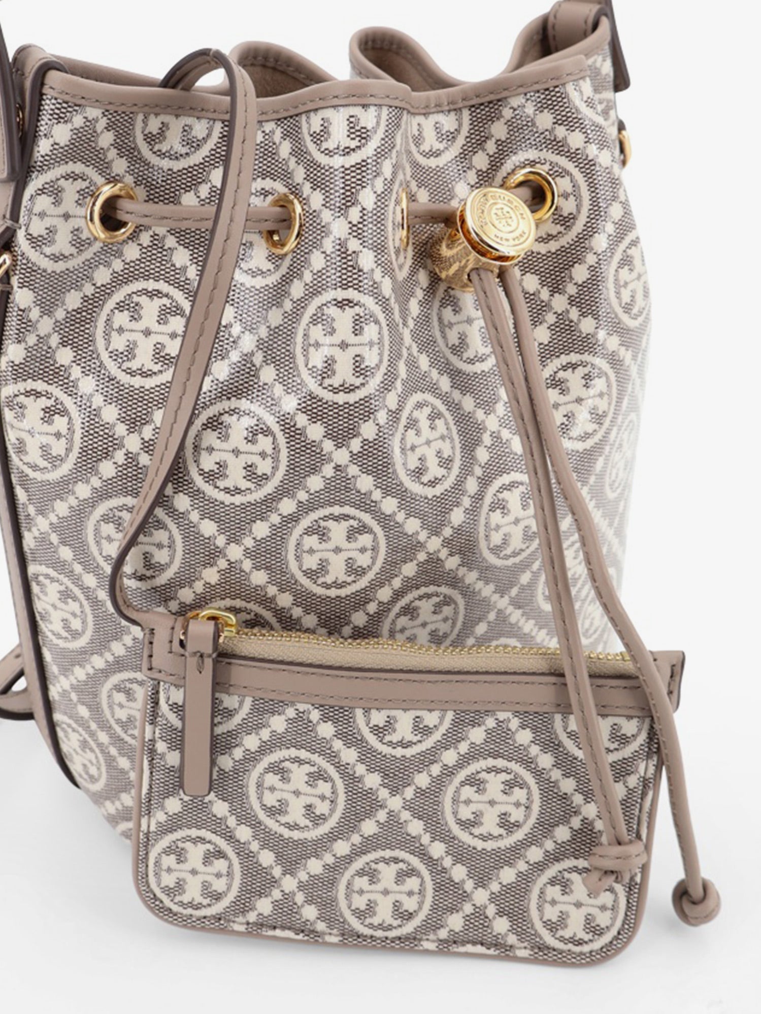 TORY BURCH Tory Burch Women T Monogram Coated Canvas Bucket Bag