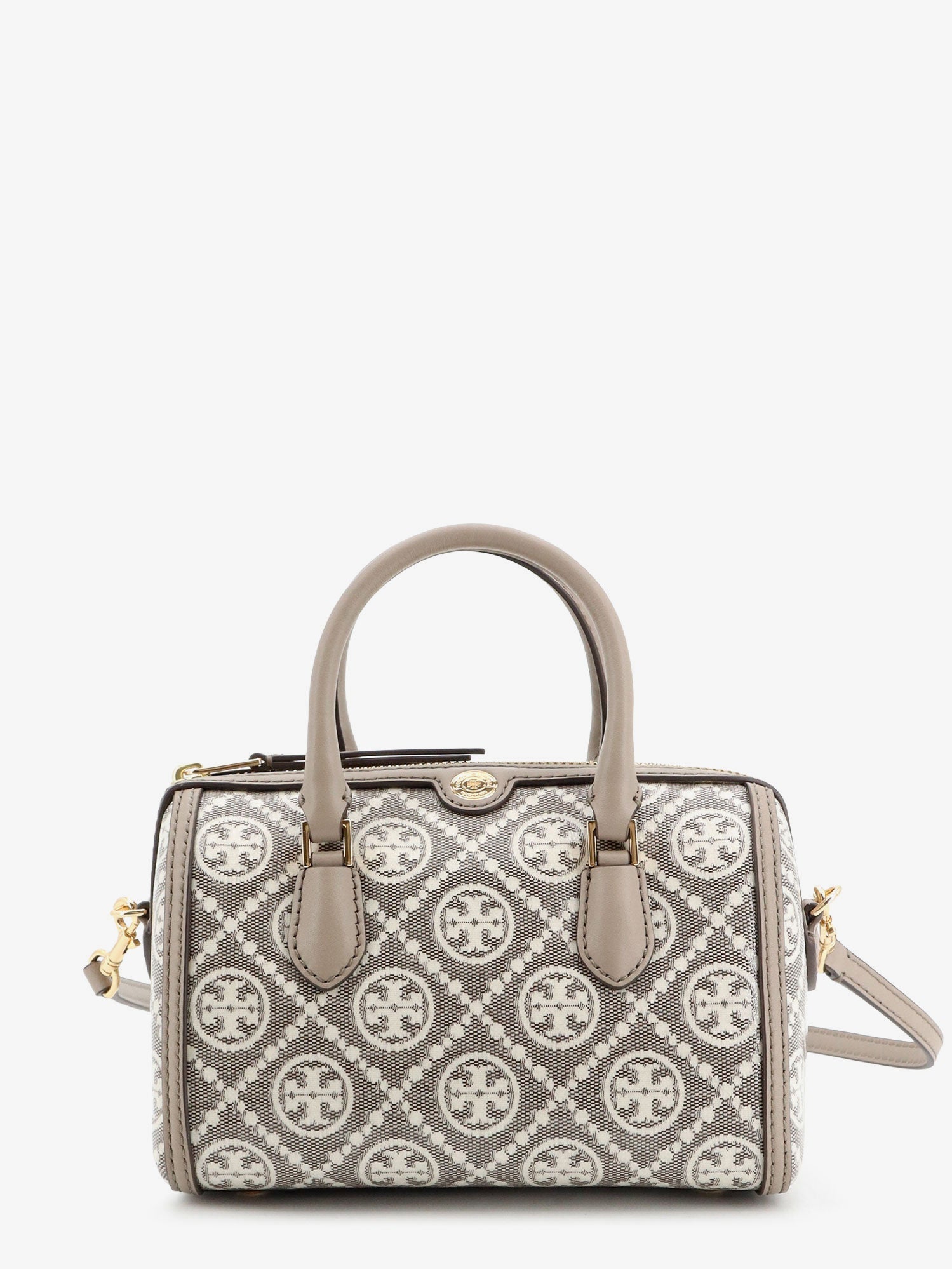 TORY BURCH Tory Burch Women Barrel Bag T Monogram Coated Canvas Handbag