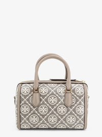 TORY BURCH Tory Burch Women Barrel Bag T Monogram Coated Canvas Handbag