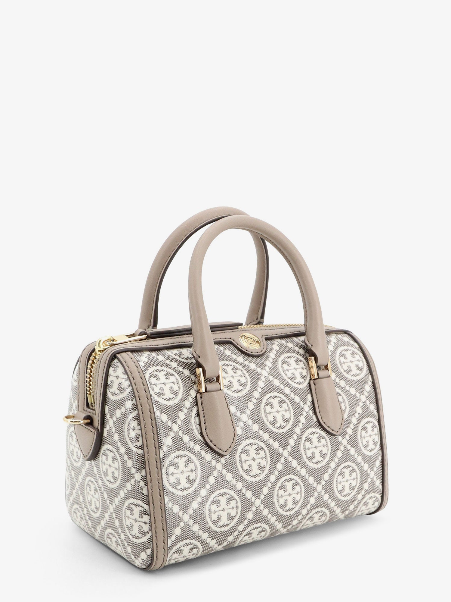 TORY BURCH Tory Burch Women Barrel Bag T Monogram Coated Canvas Handbag