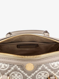 TORY BURCH Tory Burch Women Barrel Bag T Monogram Coated Canvas Handbag