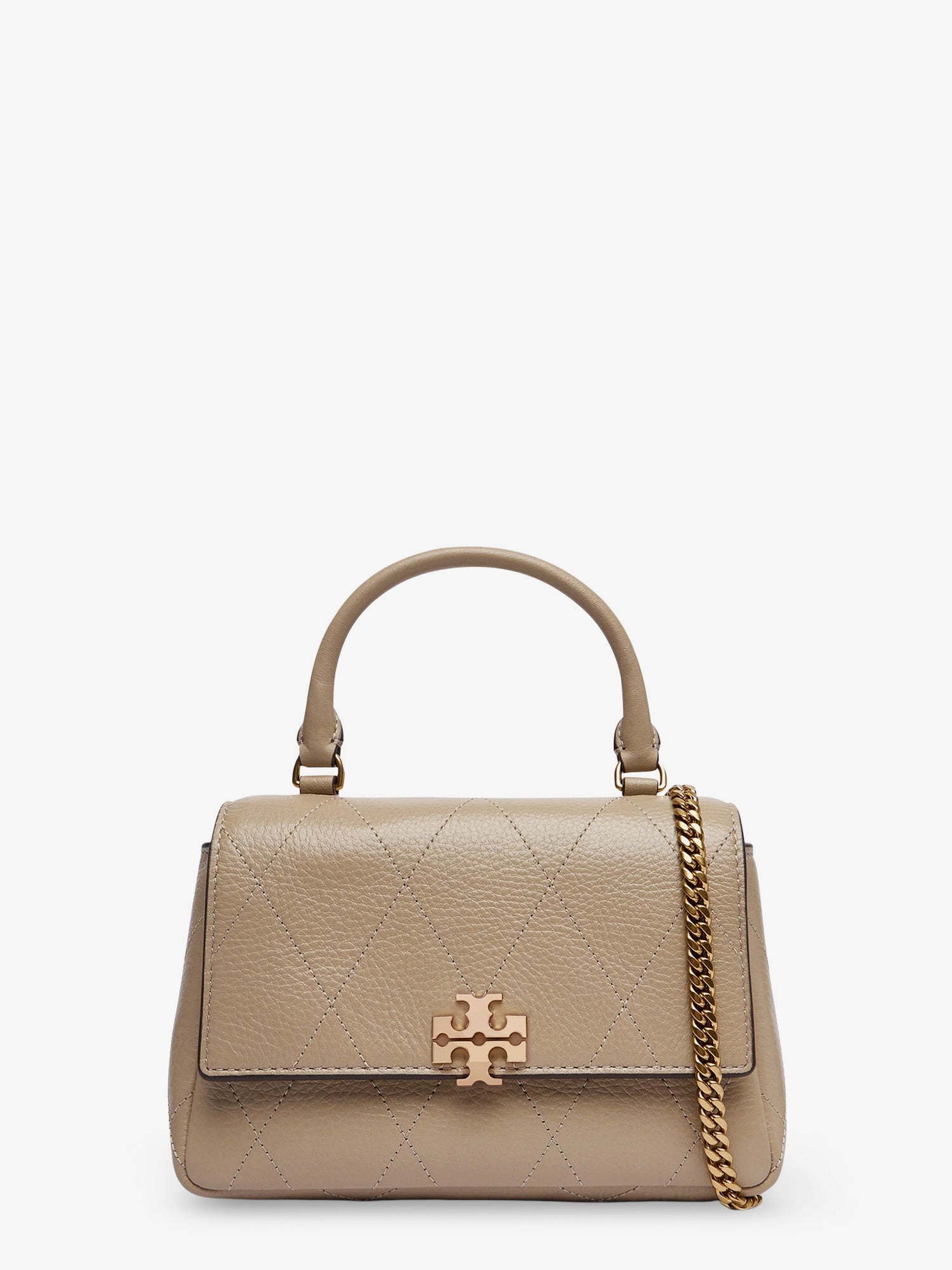 TORY BURCH Tory Burch Women Charlie Quilted Top Handle Chain Wallet Crossbodybag