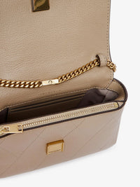 TORY BURCH Tory Burch Women Charlie Quilted Top Handle Chain Wallet Crossbodybag