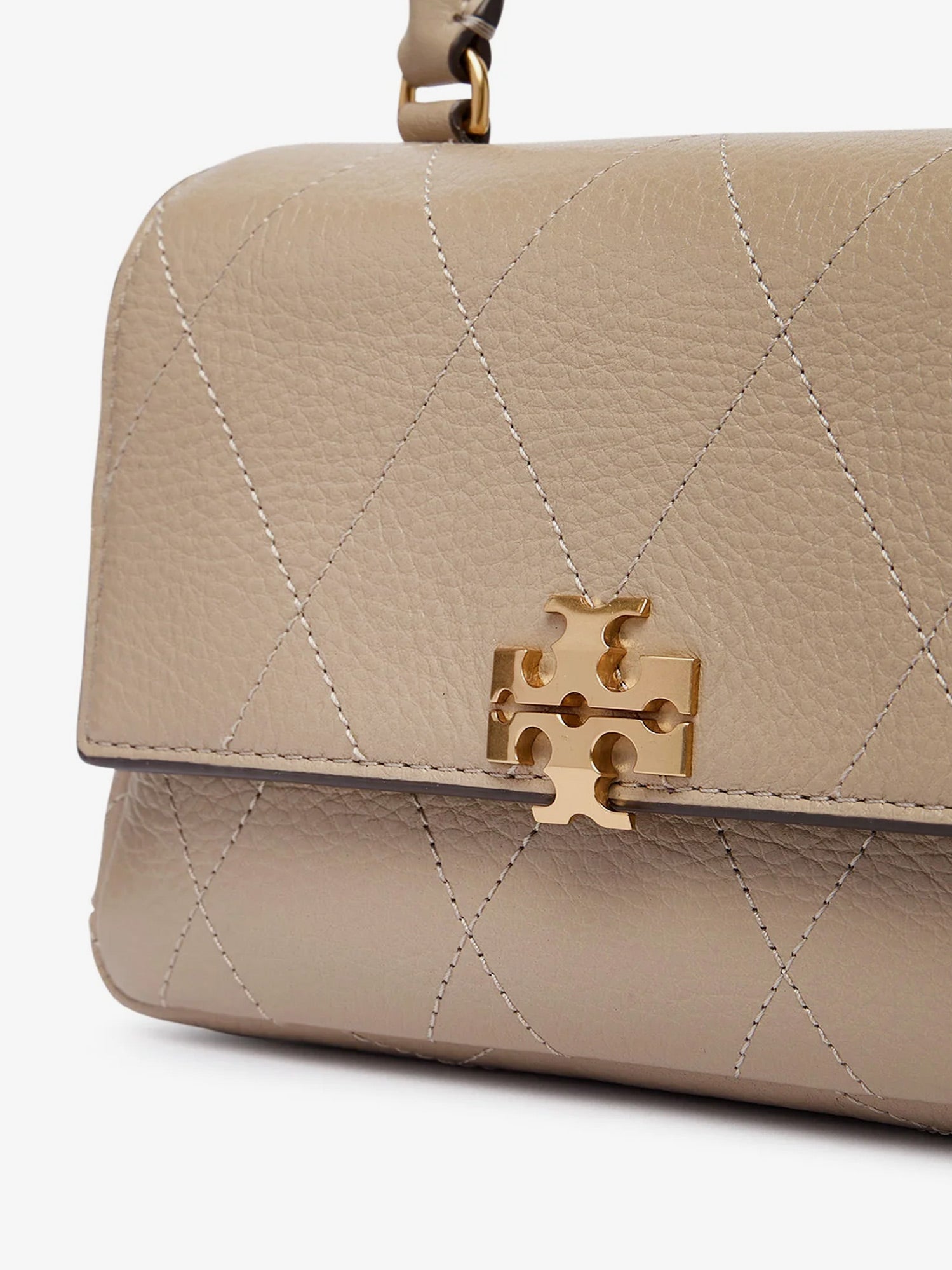 TORY BURCH Tory Burch Women Charlie Quilted Top Handle Chain Wallet Crossbodybag