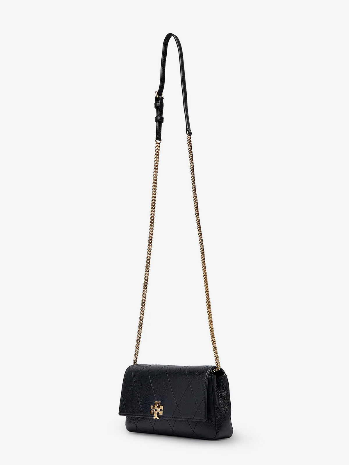 Tory Burch Women Charlie Quilted Chain Wallet Leather Crossbody Bag