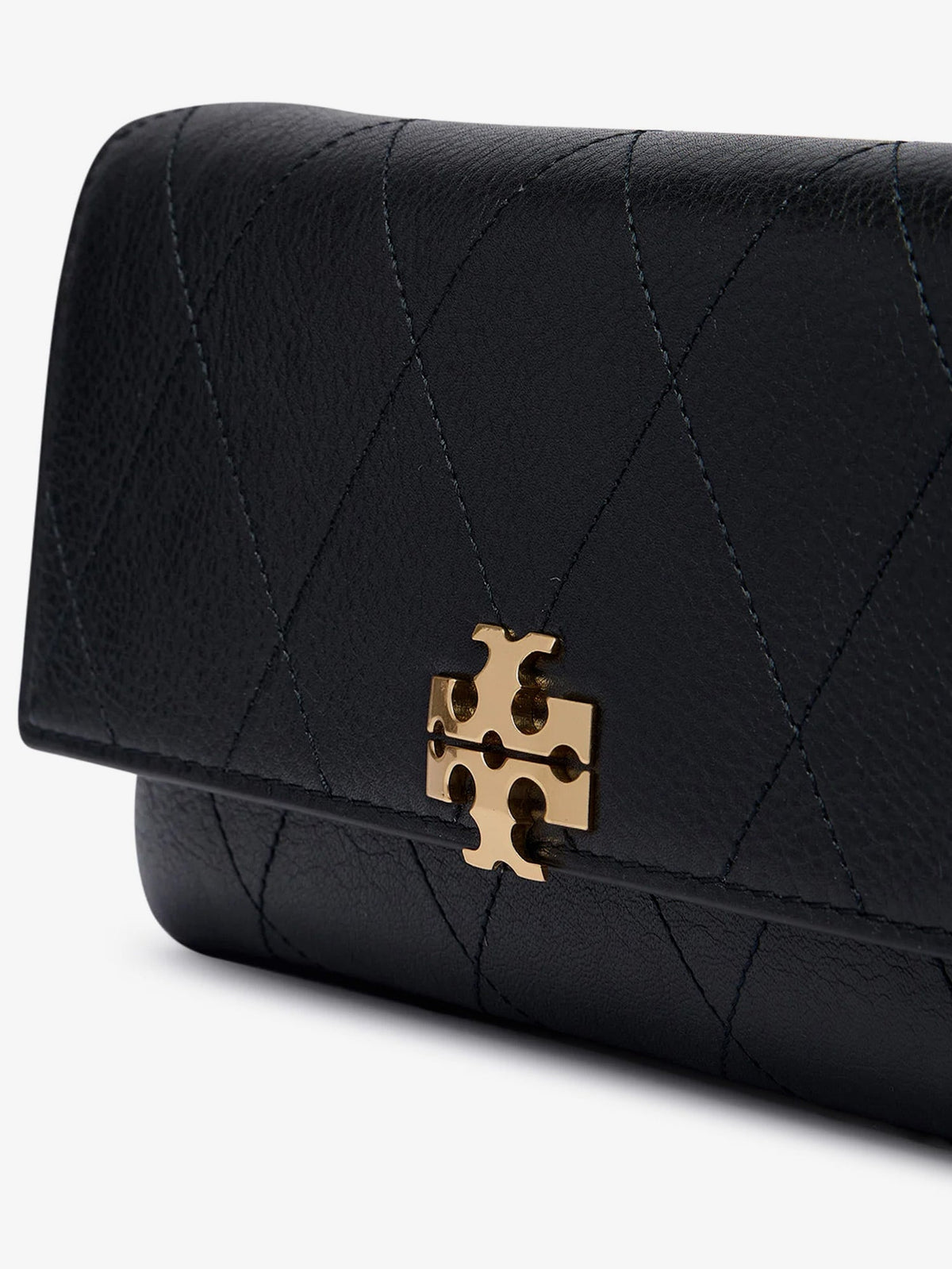 Tory Burch Women Charlie Quilted Chain Wallet Leather Crossbody Bag