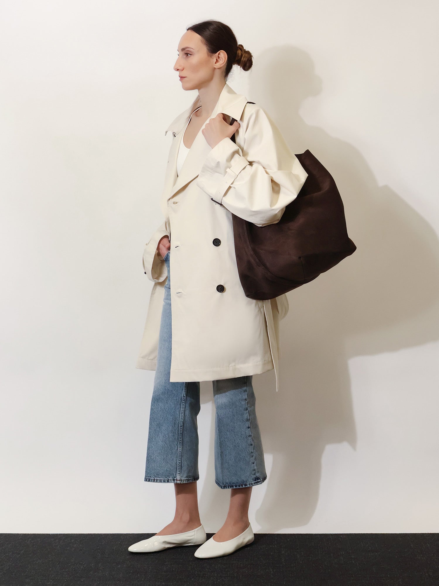 TOTEME Toteme Women Suede Belted Tote Shoulder Bag