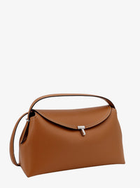 Toteme Women T-Lock Hammered Leather Handbag