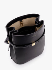 Toteme Women Belted Leather Bucket Bag