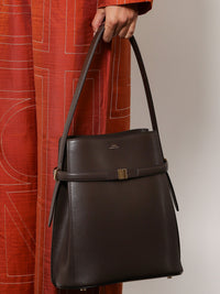 TOTEME Toteme Women Belted Leather Bucket Bag