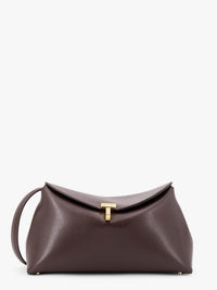 Toteme Women T-Lock Clutch Leather Crossbody Bag