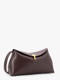 Toteme Women T-Lock Clutch Leather Crossbody Bag