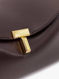 Toteme Women T-Lock Clutch Leather Crossbody Bag