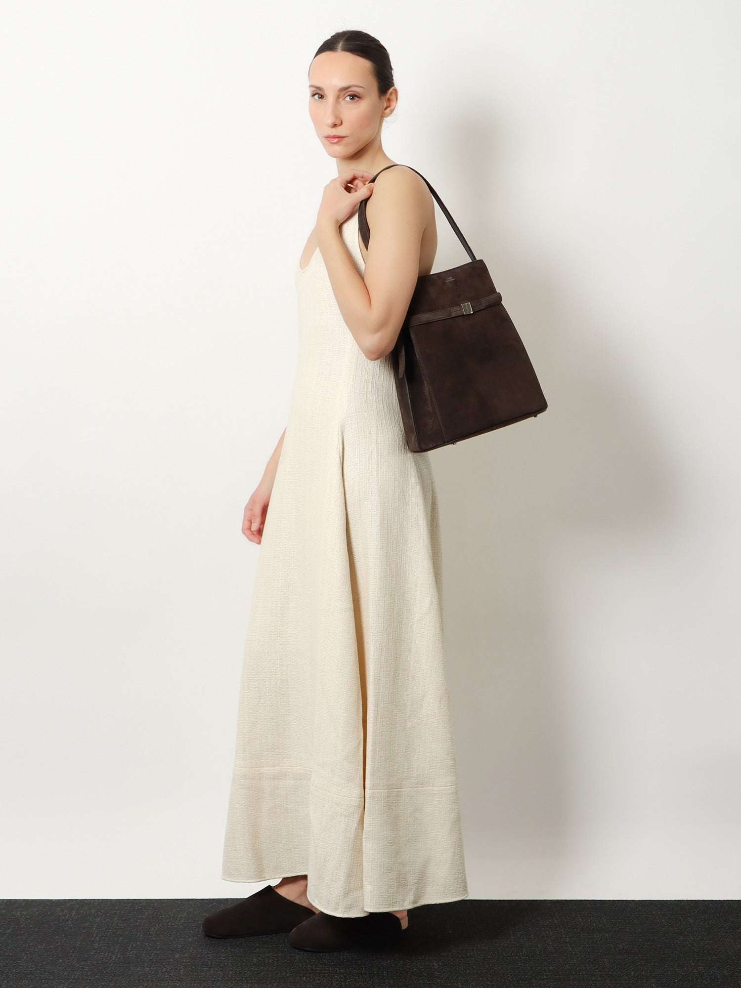 TOTEME Toteme Women Suede Belted Bucket Bag