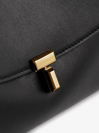 Toteme Women T-Lock Leather Shoulder Bag