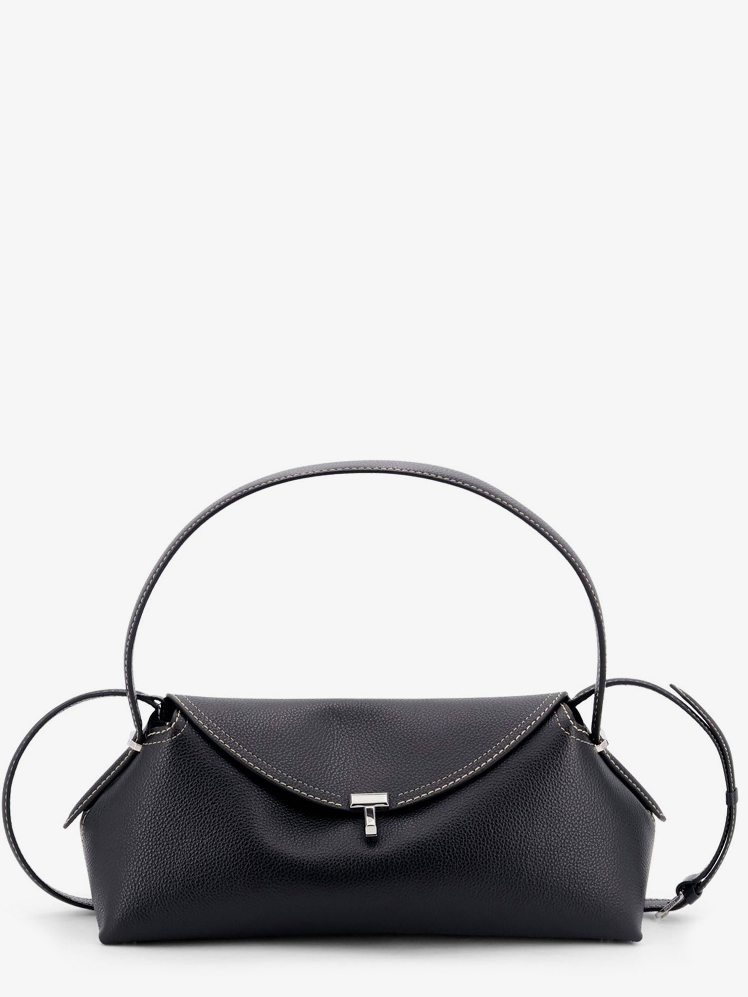 TOTEME Toteme Women T-Lock Hammered Leather Shoulder Bag
