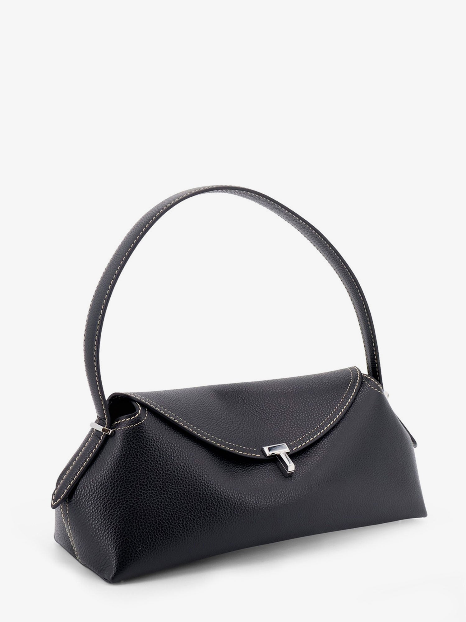 TOTEME Toteme Women T-Lock Hammered Leather Shoulder Bag