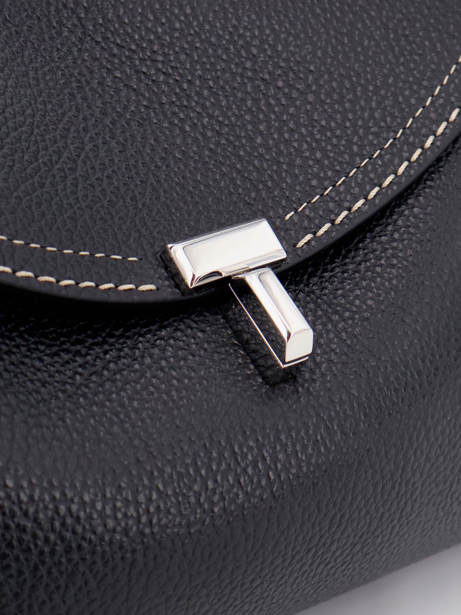 TOTEME Toteme Women T-Lock Hammered Leather Shoulder Bag