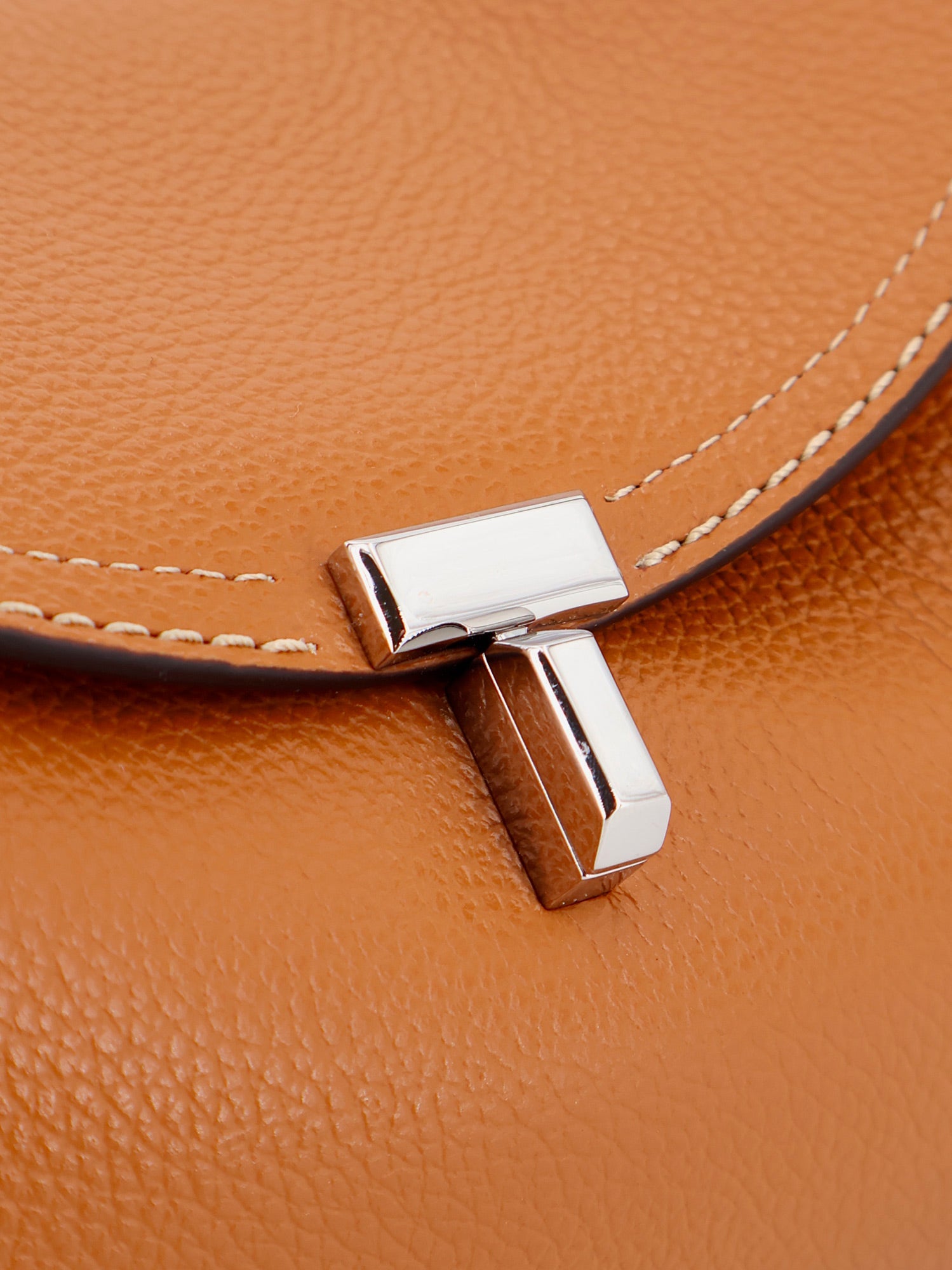 TOTEME Toteme Women T-Lock Hammered Leather Shoulder Bag