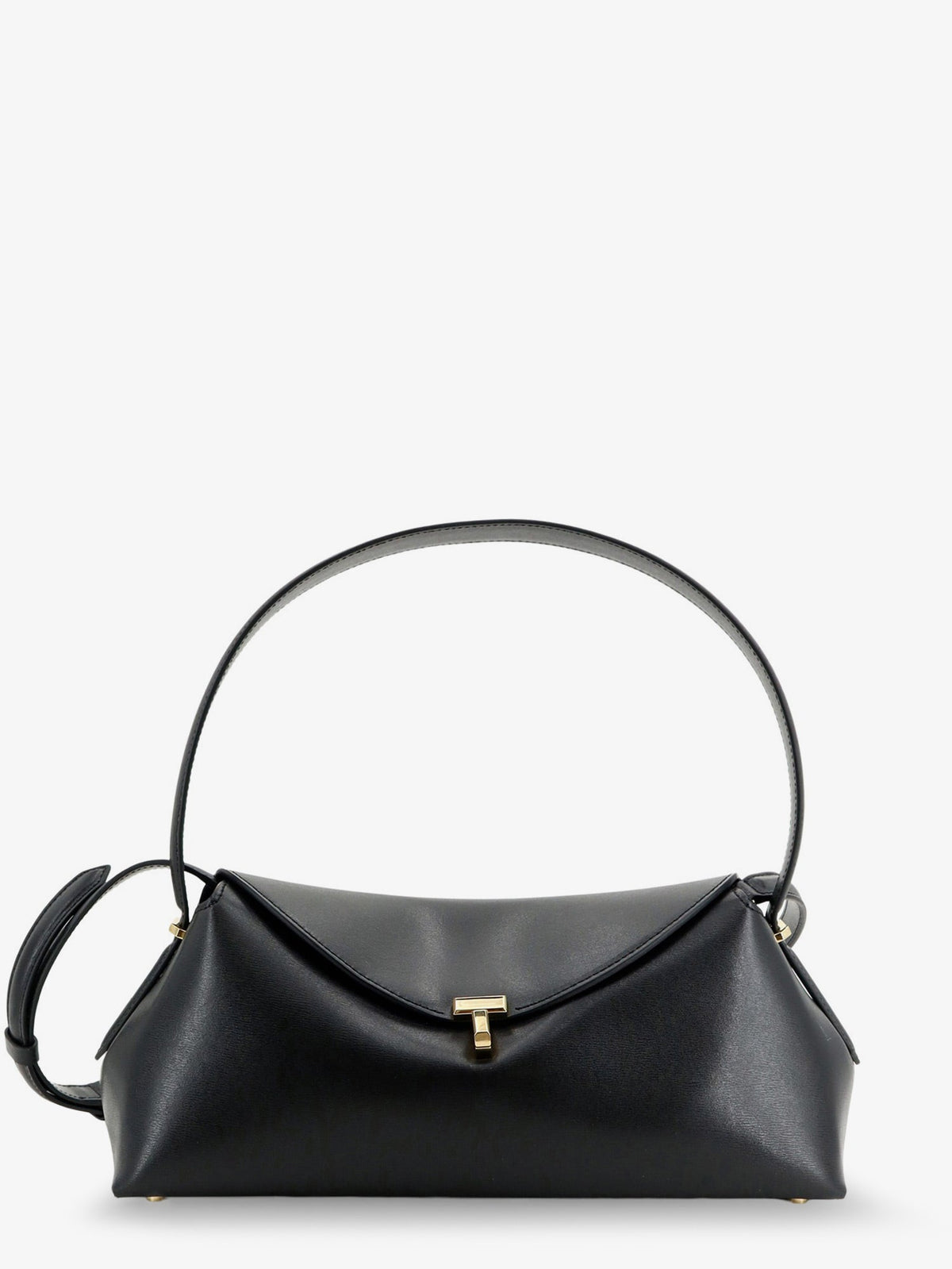 Toteme Women Hammered Leather T-Lock Shoulder Bag